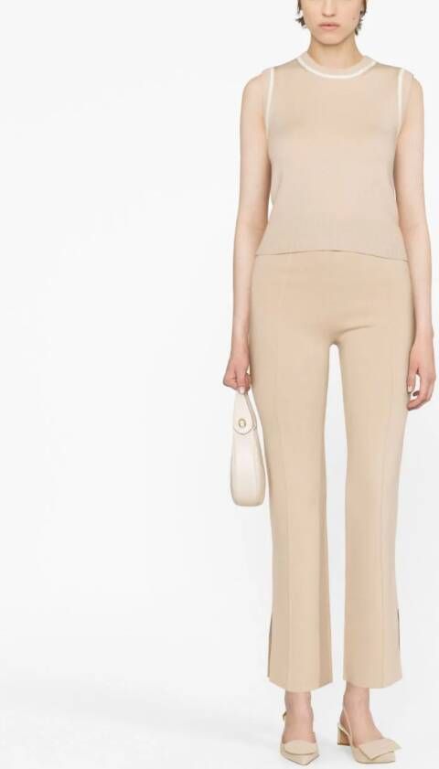 Claudie Pierlot Straight broek Beige