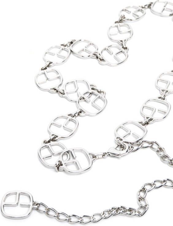 Claudie Pierlot Riem met monogram Zilver