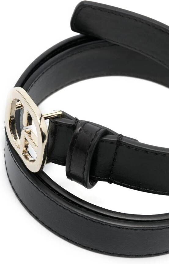 Claudie Pierlot Leren riem Zwart