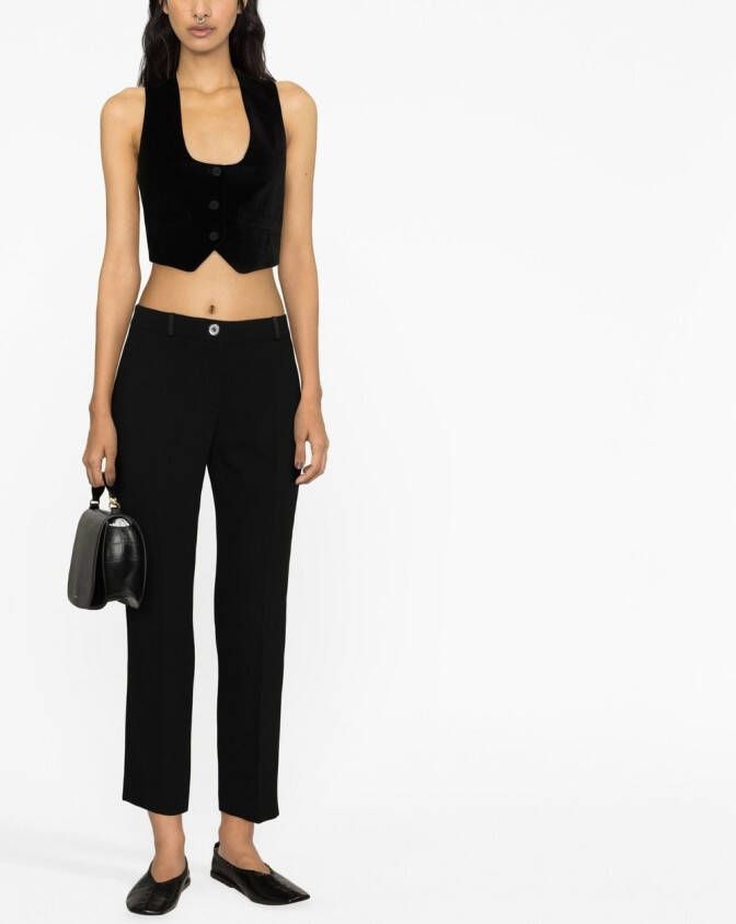 Claudie Pierlot Cropped pantalon Zwart