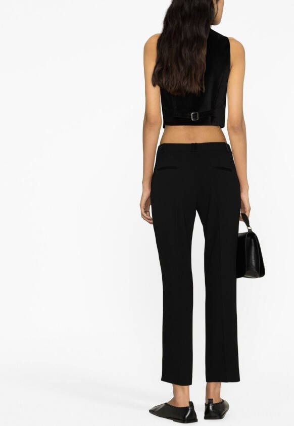 Claudie Pierlot Cropped pantalon Zwart