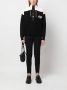 Claudie Pierlot Trui met knopenbies Zwart - Thumbnail 2