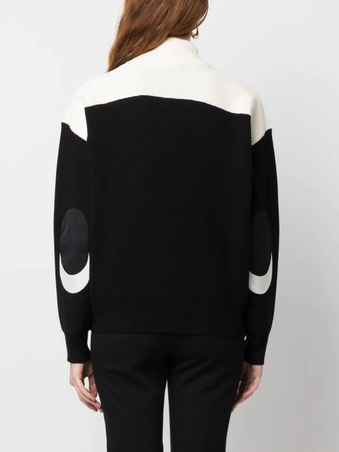 Claudie Pierlot Trui met knopenbies Zwart