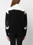 Claudie Pierlot Trui met knopenbies Zwart - Thumbnail 4