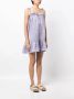 Cloe Cassandro Daisy-print strappy mini dress Paars - Thumbnail 3