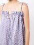 Cloe Cassandro Daisy-print strappy mini dress Paars - Thumbnail 5