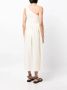 Cloe Cassandro Tara one-shoulder midi dress Wit - Thumbnail 4