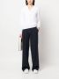 Closed Brooks broek met wijde pijpen Blauw - Thumbnail 2
