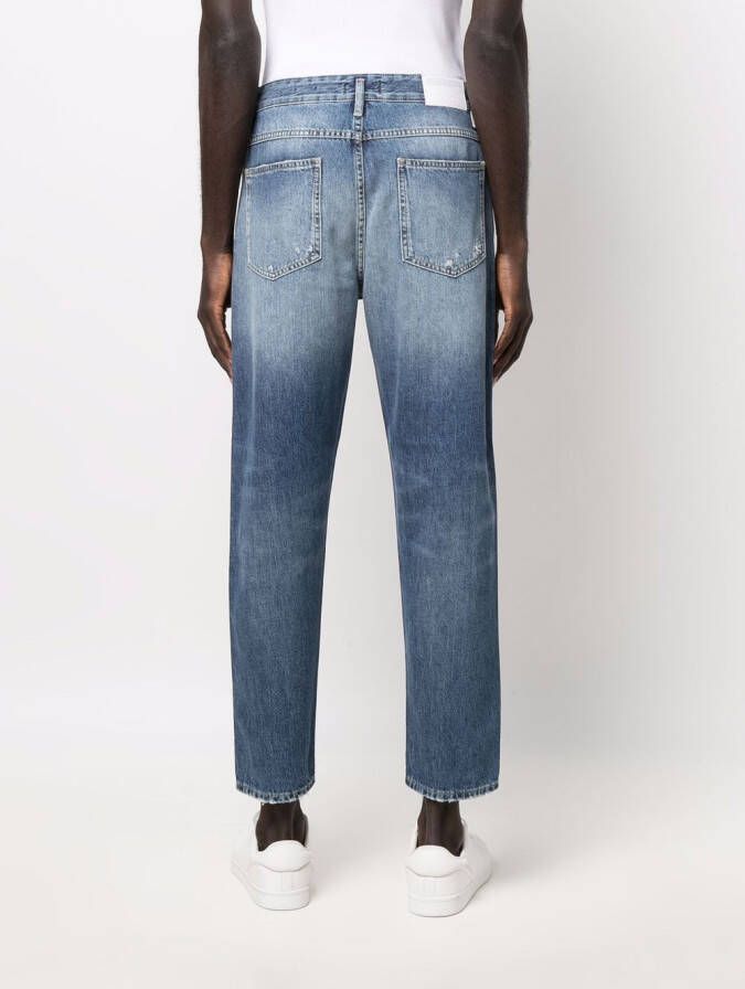 Closed Gerafelde jeans Blauw