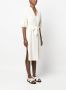 Closed Jurk met gestrikte taille Wit - Thumbnail 3