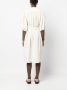 Closed Jurk met gestrikte taille Wit - Thumbnail 4