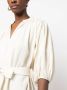Closed Jurk met gestrikte taille Wit - Thumbnail 5