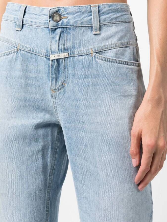 Closed Straight-X straight jeans Blauw