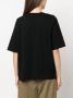Closed Blouse met wijde mouwen Zwart - Thumbnail 4