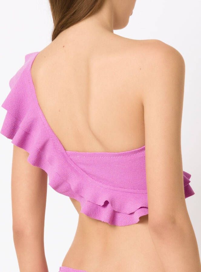 Clube Bossa Asymmetrische bikinitop Roze