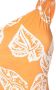 Clube Bossa Badpak met asymmetrische print Oranje - Thumbnail 5