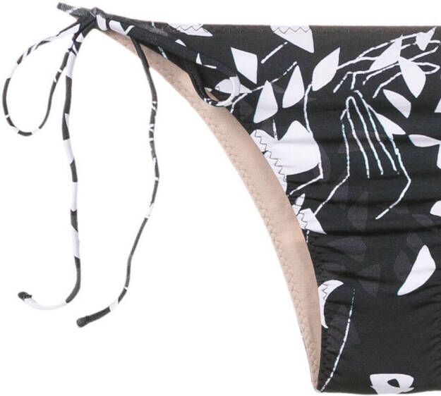 Clube Bossa Bikinislip met abstract patroon Zwart