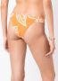Clube Bossa Bikinislip met bladprint Oranje - Thumbnail 4