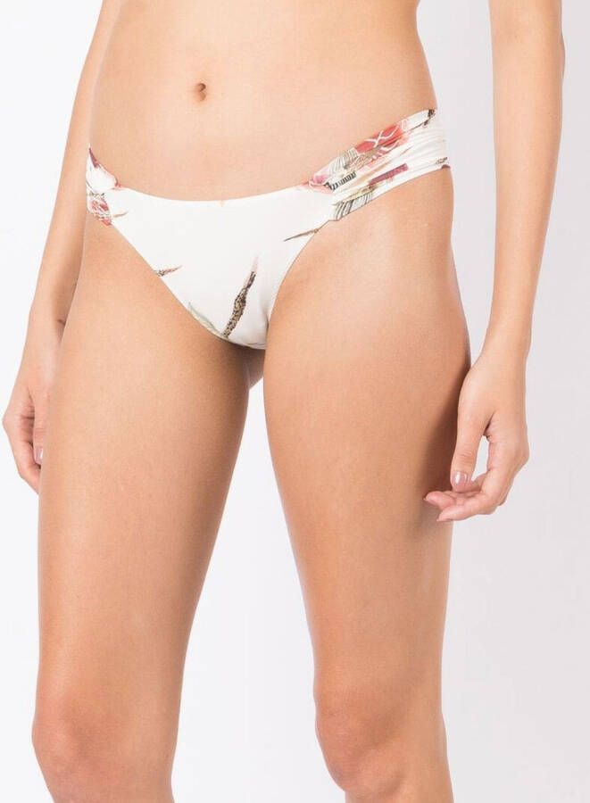 Clube Bossa Bikinislip met bloemenprint Beige