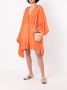 Clube Bossa Gedrapeerde jurk Oranje - Thumbnail 2