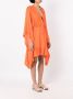 Clube Bossa Gedrapeerde jurk Oranje - Thumbnail 3