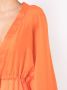 Clube Bossa Gedrapeerde jurk Oranje - Thumbnail 5