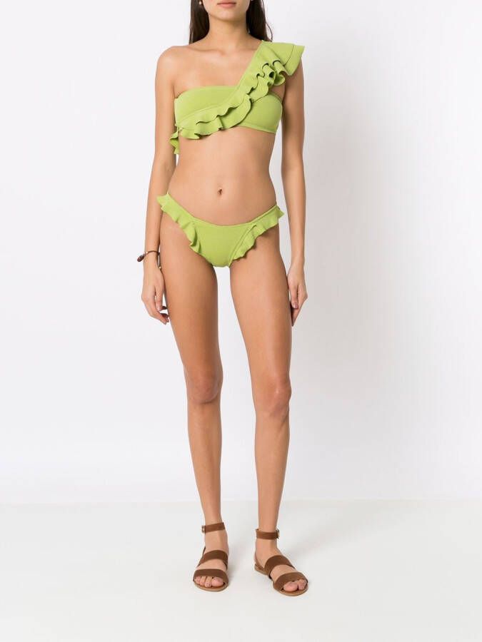 Clube Bossa Geruite bikini Groen