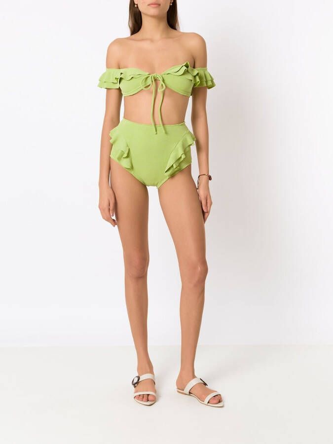 Clube Bossa High waist bikinislip Groen