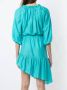 Clube Bossa Jurk Blauw - Thumbnail 4
