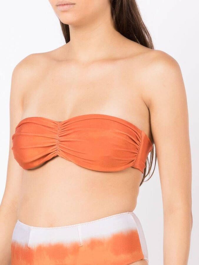 Clube Bossa Strapless bikinitop Oranje