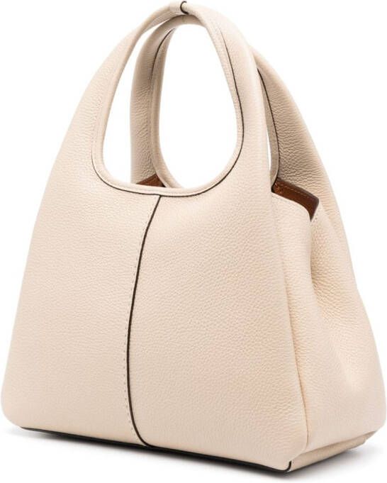 Coach Lana leren shopper Beige