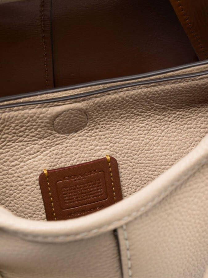 Coach Lana leren shopper Beige