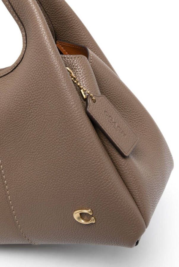Coach Lana leren shopper Bruin