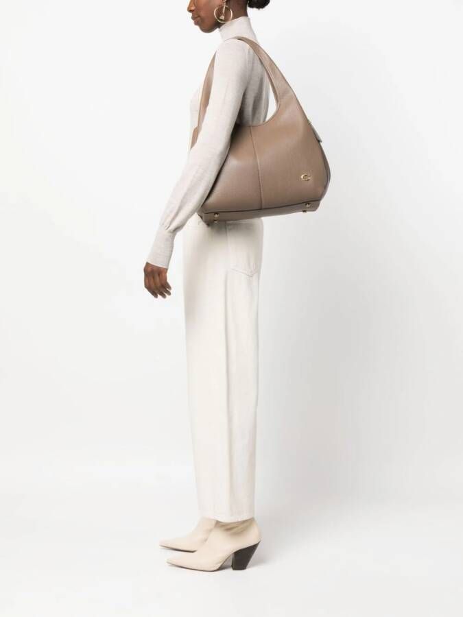 Coach Lana leren shopper Bruin