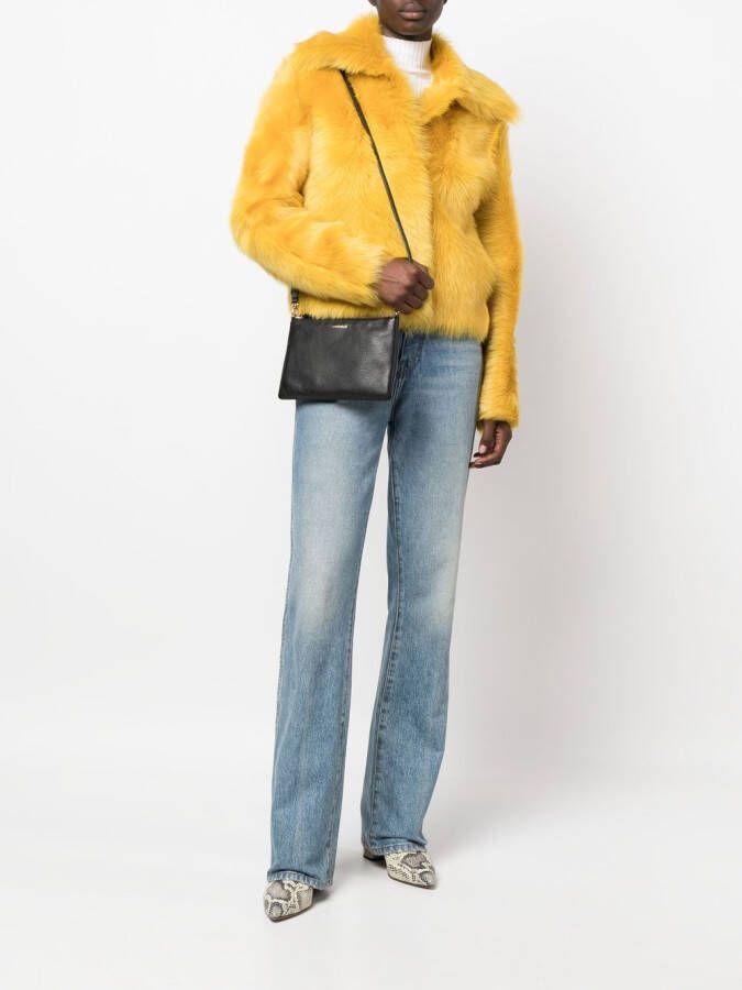 Coccinelle Crossbodytas met reliëf Zwart