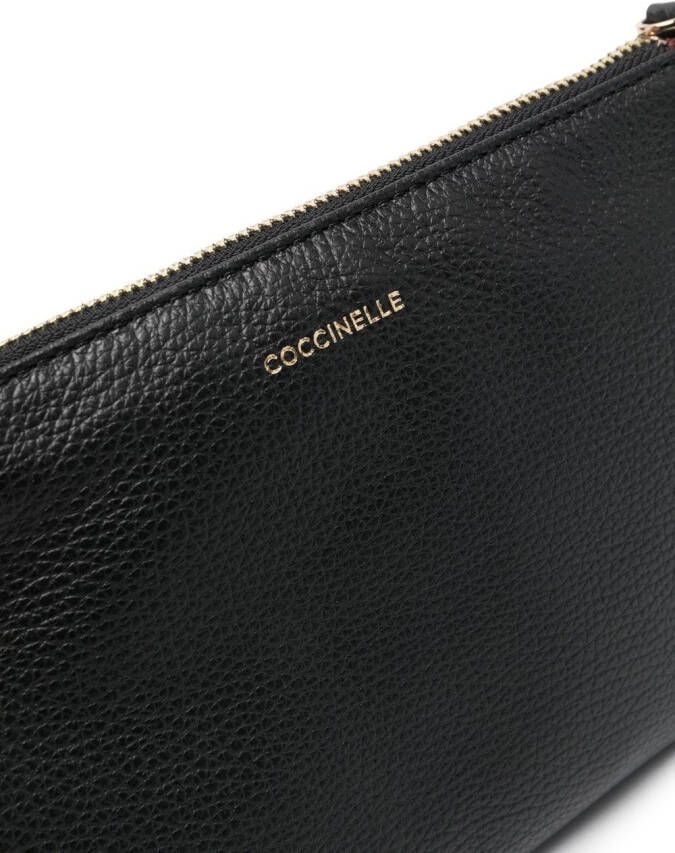 Coccinelle Crossbodytas met reliëf Zwart