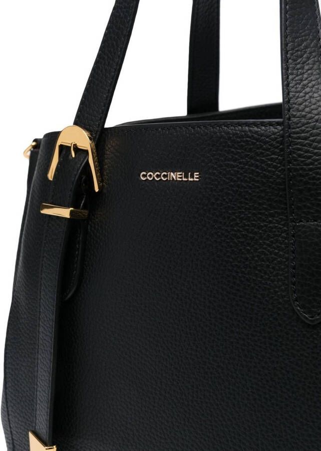 Coccinelle Shopper met logoprint Zwart