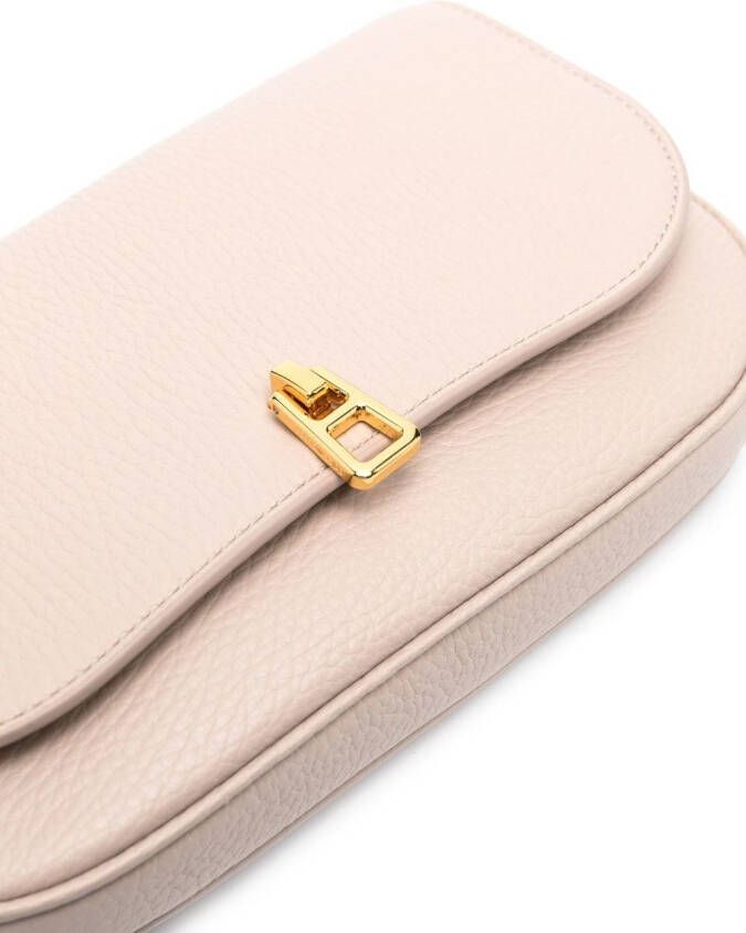 Coccinelle Leren crossbodytas Beige