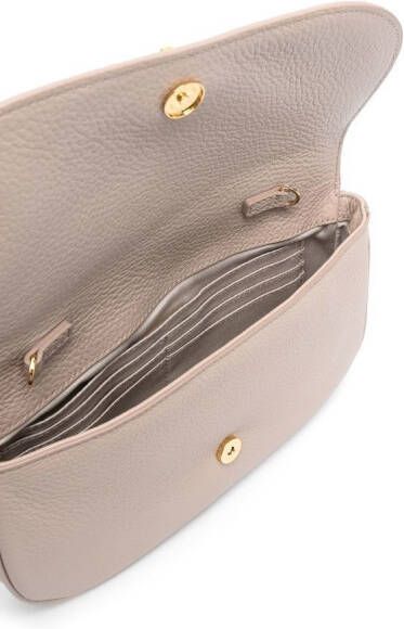 Coccinelle Leren crossbodytas Beige