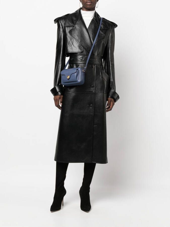 Coccinelle Leren crossbodytas Blauw