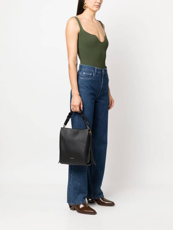 Coccinelle Leren shopper Zwart