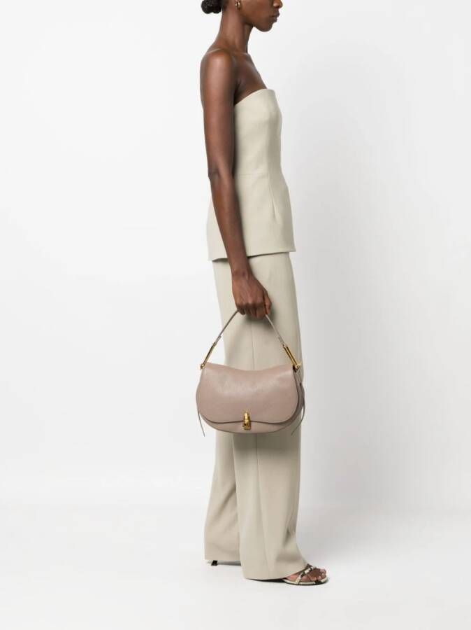 Coccinelle Soft medium schoudertas Beige