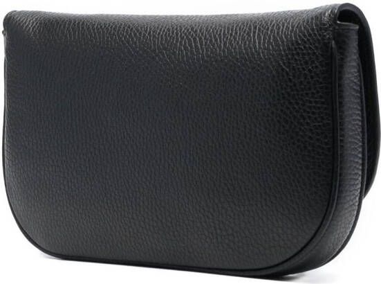 Coccinelle Magie leren crossbodytas Zwart