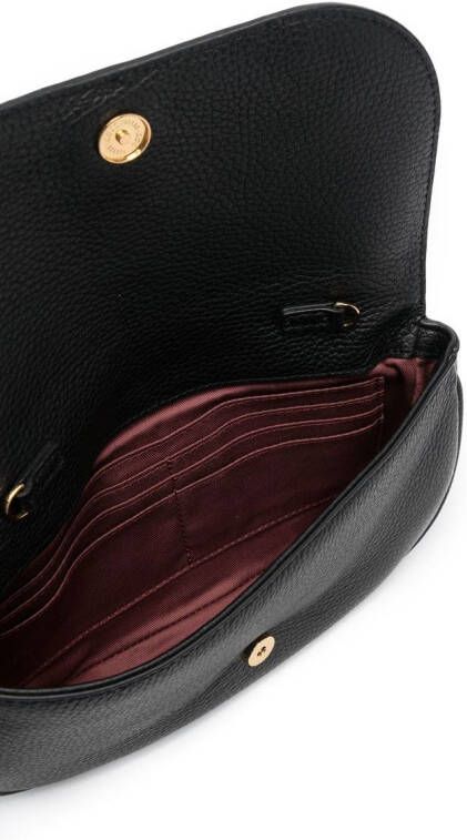 Coccinelle Magie leren crossbodytas Zwart