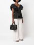 Coccinelle Arlettis leren shopper Zwart - Thumbnail 2