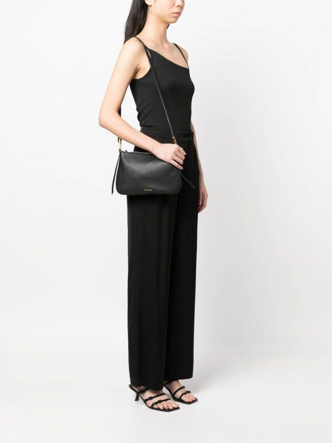 Coccinelle Leren crossbodytas Zwart