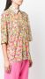 Collina Strada Blouse met bloemenprint Groen - Thumbnail 3