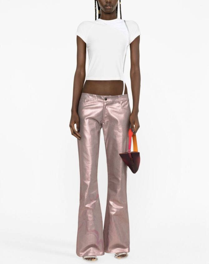 Collina Strada Flared broek Roze