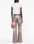 Collina Strada Flared broek Roze - Thumbnail 3