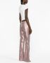 Collina Strada Flared broek Roze - Thumbnail 4